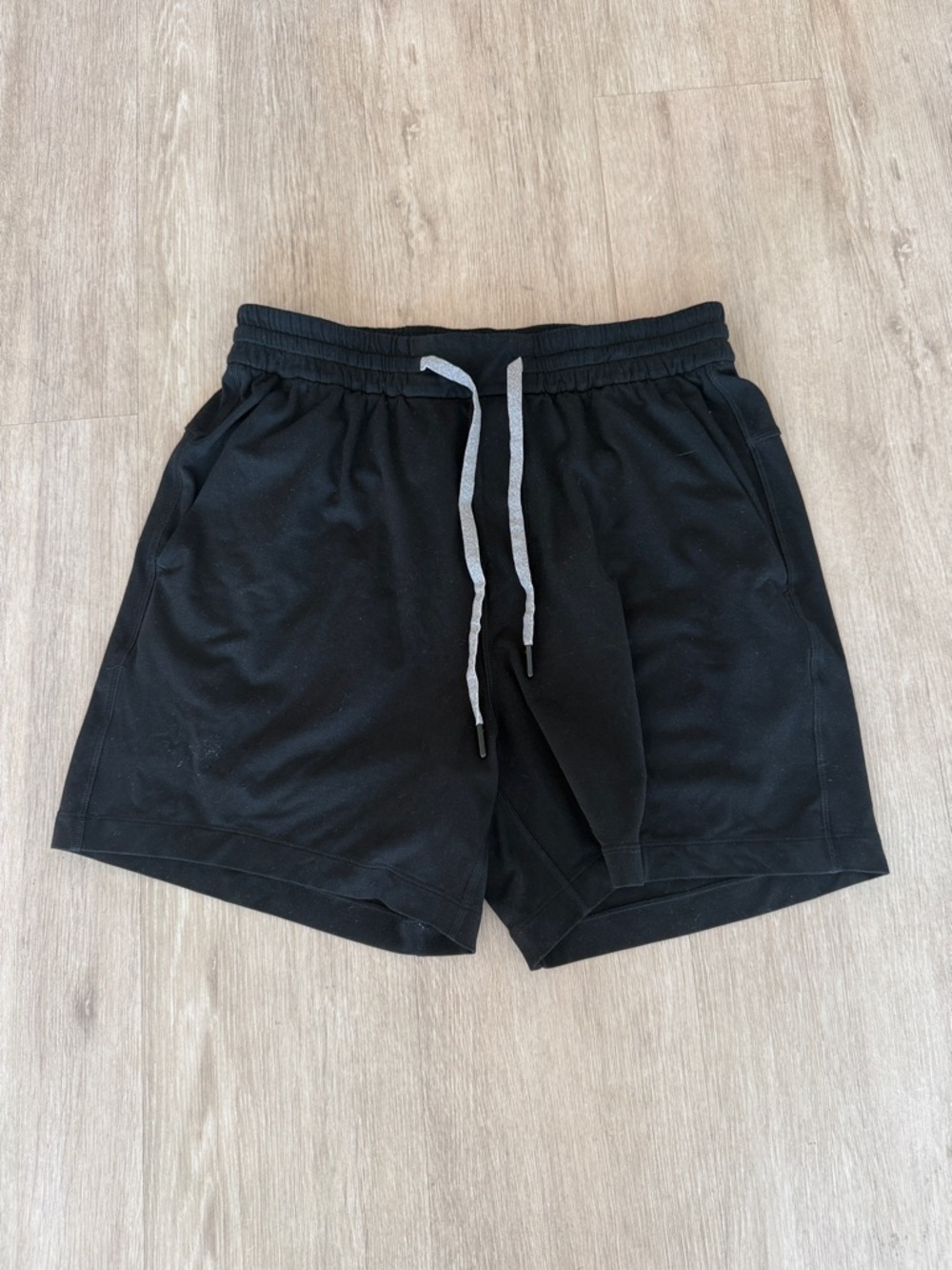 Lululemon Black Jersey Shorts Cotton Feel 5’